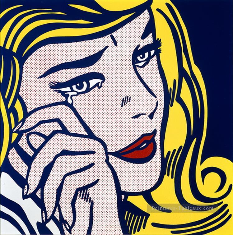 crying girl 1964 Roy Lichtenstein Oil Paintings